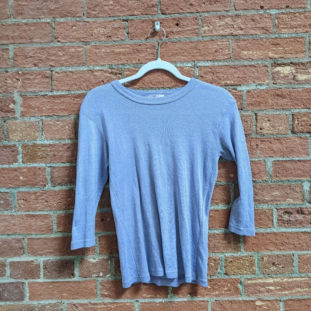 Michael Stars EUC blue top one size fits most- beautiful color